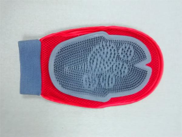 Pet Grooming Brush Glove Fur Removal & Furniture Pet Mitt & 5-Finger Gentle Rubber Deshedding Glove | For Massage, Shedd