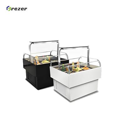 Horizontal Refrigerated Cake Display Cases Eco Friendly Cake Display Refrigerators Durable