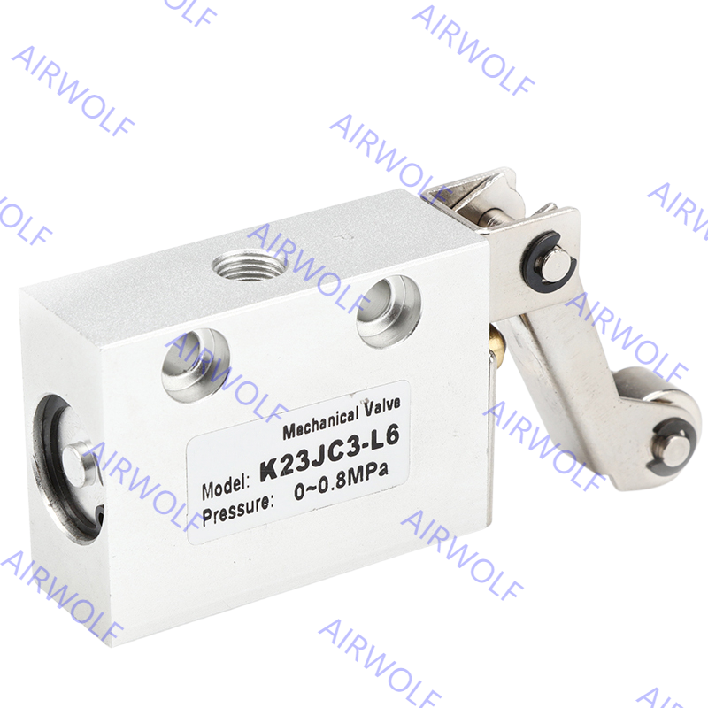K23JC3-L6, K23JC3-L8 K23JC3 Series 3/2way Mechanical Reversing Valve 1/8, 1/4