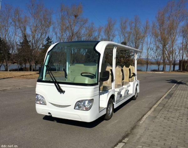 Ônibus de turista Sightseeing elétrico do veículo de 11 passageiros com as rodas do motor 4 da C.C. 5kW