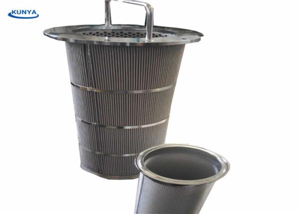A relação rosqueada aglomerou elementos de filtro metal Mesh Tube de 300 mícrons