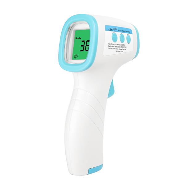 Non Contact Digital Infrared Thermometer With Fever Alert Function Body And Surface Use
