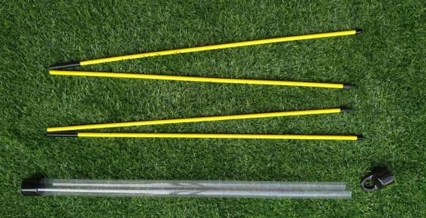 folded golf alignment stick , folding golf alignment sticks , two-double golf training aid