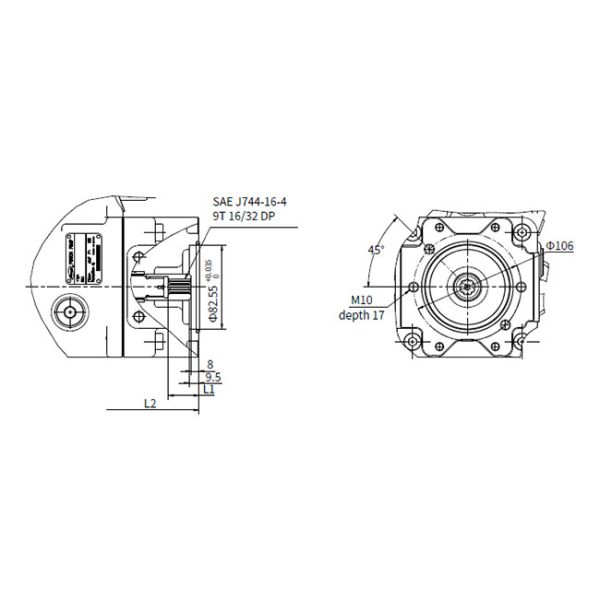 Trailer Hydraulic Power Control Unit With Cut-Off / Load Sense Control Electro-Proportional Torque