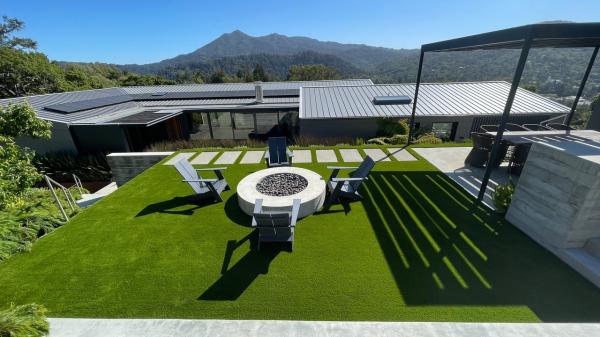 Artificial Synthetic Turf Grass For Garden 13850 Detex Water Retention