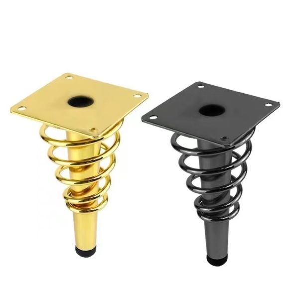 Modern Luxury Gold Iron Sofa Legs Furniture Hardware Accessories for Dining & Hospital for Wood Table Cabinet TV