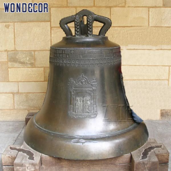 Металл колоколов декоративные латунные колоколы на открытом воздухе бросания бронзовый 160cm