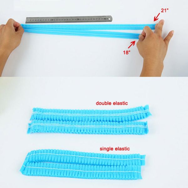 Anti-Bacterial Non-Woven Disposable Mob Cap for Medical Hygiene and Safety