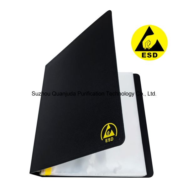 Anti Static ESD File Folder 4 Hole Clamp ESD Documents Holder 50 A4 Inner Page