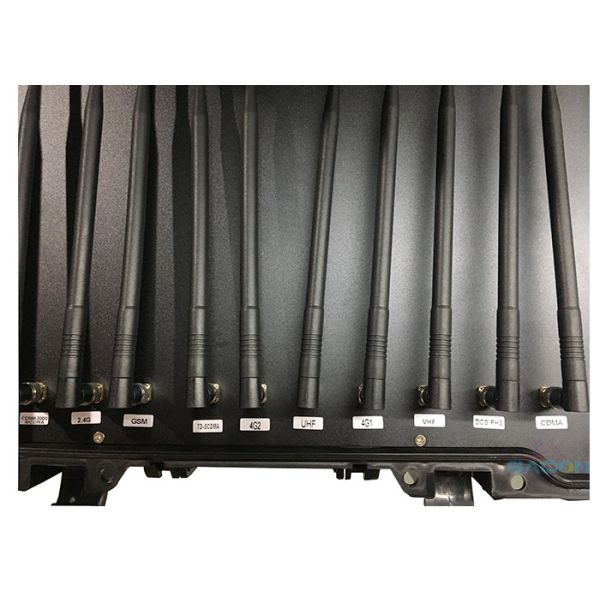 55W High Power Handheld Jammer with 11 Channels and Built-In Battery for Secure Signal Blocking