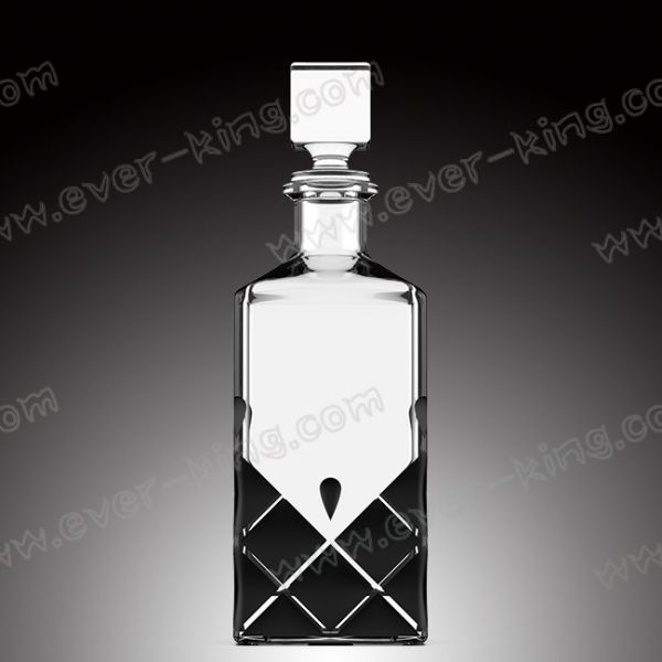 700ml a adapté Apple aux besoins du client Brandy Glass Bottle