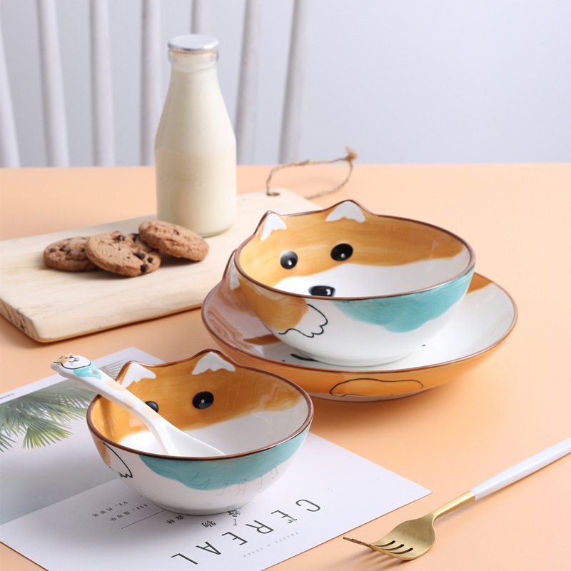 Шар печи милого дизайна собаки керамический с 9 дюймами 10 дюймов размер 12 дюймов