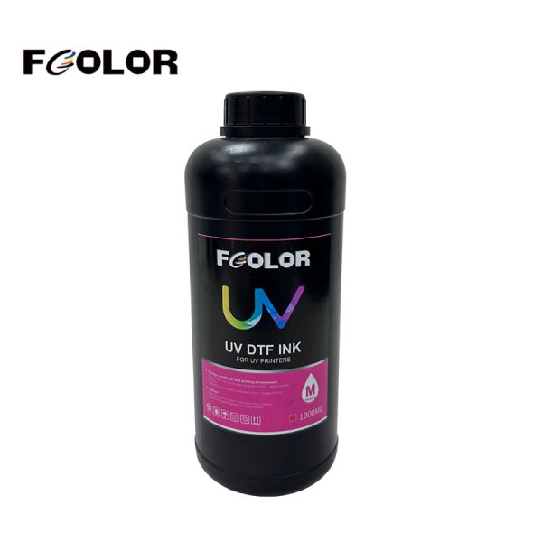 1000ML Flexible UV DTF Ink High Elasticity TPU UV Ink For T Shirt Sportwear 3D Puff Design