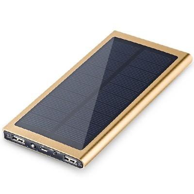 High Quality 8000mAh Polymer Lithium Battery Solar Charger Waterproof power bank for Mobile phone