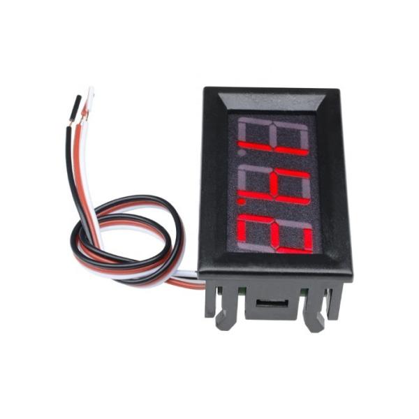3 Wire 0.56 0-30V DC LED Digital Voltmeter Car Motorcycle Volt Tester Detector Capacity Monitor