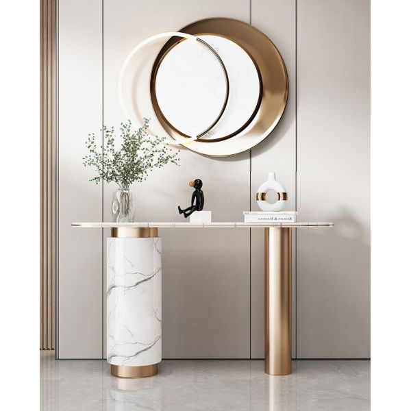 Столы из нержавеющей стали и мрамора - вневременный современный дизайн