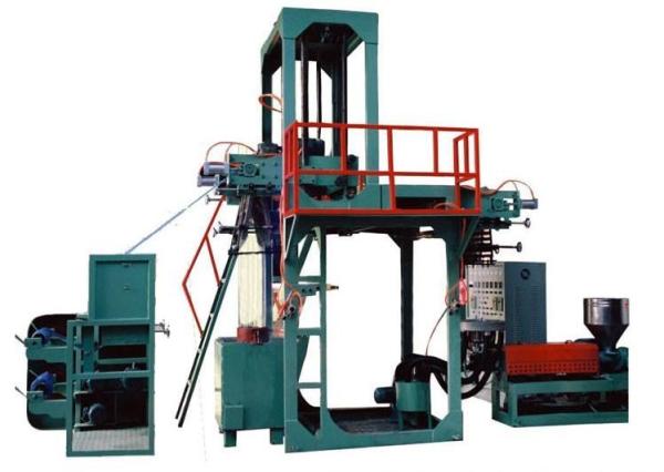 PVC Hot Shrink Blown Film Extrusion Line  , Plastic Film Making Machine