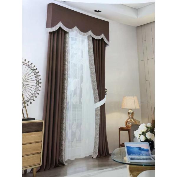 Hollowed White Cotton Lace Embroidery Muslin Curtains Blackout Window Hotels Hospitals