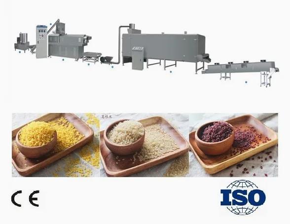 Machine d'extrudeuse de nourriture/chaîne de production nutritionnelle artificielle automatique complète de riz