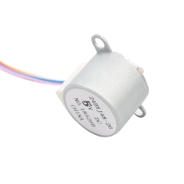 Motor da C.C. do ímã permanente de 11,25 graus, motor 1/64 deslizante da C.C. da relação 5v 24BYJ48