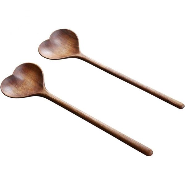 Multi Color Wooden Spoon Disposable Customized Logo Spoon Straight Style High Qual