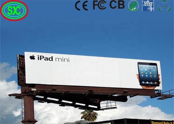 Ecrã de palco de alumínio de fundição a óleo de borracha impermeável exterior Grande publicidade digital 10mm Street LED billboards