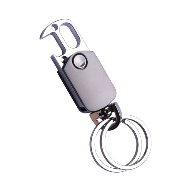Multi-functional Design Spinner And Bottle Opener Metal Keychain