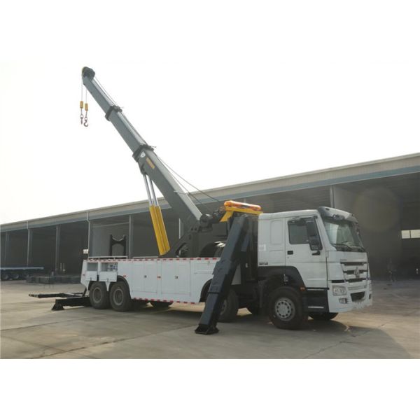 8x4 12 Wheels 371hp Wrecker Tow Truck Heavy Duty 50 Tons Road Recovery Truck