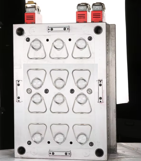 Custom OEM Plastic Injection Mold for High Precision PET Water Bottle Carry Handle Ring with Multi-Cavity Options