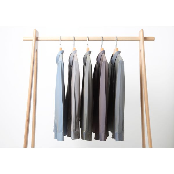 Camiseta masculina de talla grande con revestimiento de viscosa y mangas largas de algodón de poliéster