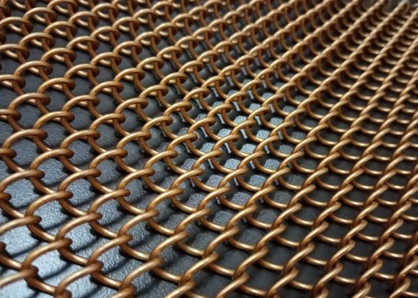 Durable Metal Coil Curtain For Restaurant Interior Decoration With Accessories