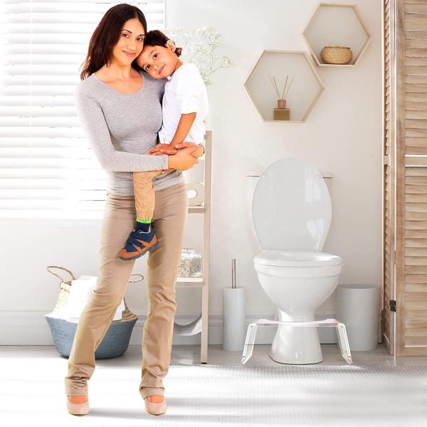 Monitor Laptop Acrylic Riser Display U-Shaped  Footstool Children'S Toilet Training Aids