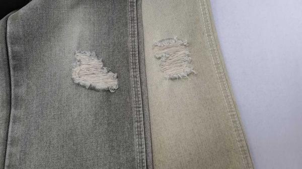 11.3oz No elastic APPLE GREEN 10x7 Right Twill Denim fabric  JSD3022G