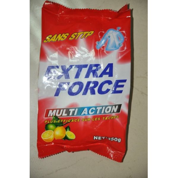 Household Extra force detergent clothes washing powder 900g * 12bags/ctn