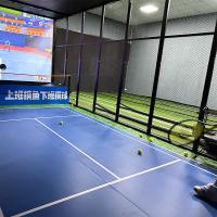 Ar Jeu de parc d'attractions de sport machine à balle de tennis intérieure machine à balle de tennis
