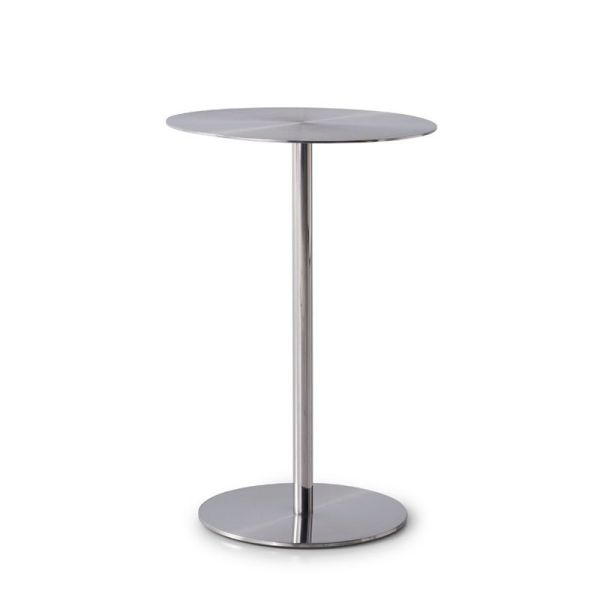 Metal Durable Round Table With Foldable Dining Chair Simple Outdoor Table and Chairs for Restaurant