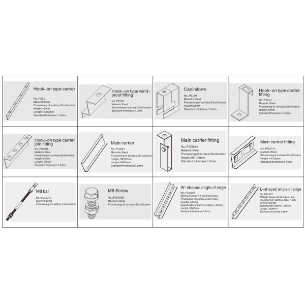 Big Size Suspended Aluminium / Aluminum Metal Ceiling Panel with Windproof Double Hook on System