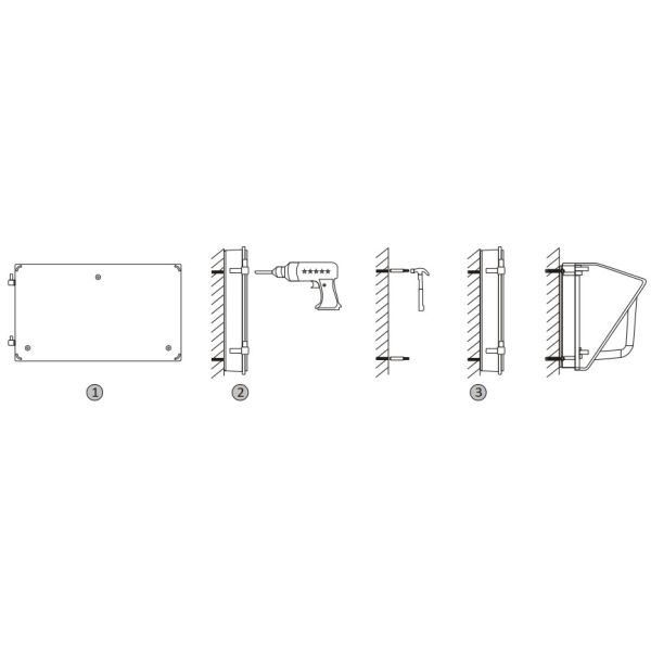 DLC 40W 60W 100W 120W Exterior LED Wall Pack Lamp Waterproof Outdoor Lighting