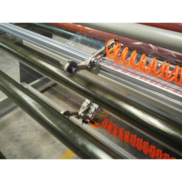 CE Double Glazing Equipment / Mirror Glass Protective Film Laminating Machine With Cutter