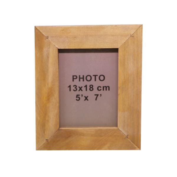 5 * 7 Gift Decorative Wooden Picture Frames Fashionable Rectangle Shape