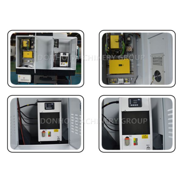 Full Cover Shroud CNC Vertical Machining Center For Iron Ore Engraving