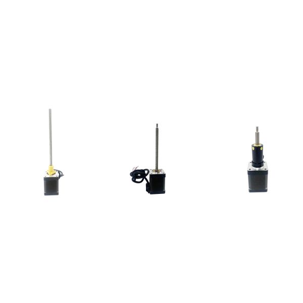 Мотор Nema 14 (35mm) гибридный stepper, двухполярный, 4 руководство, винт руководства АКМЕ, угол шага 1.8°, высокая эффективность.