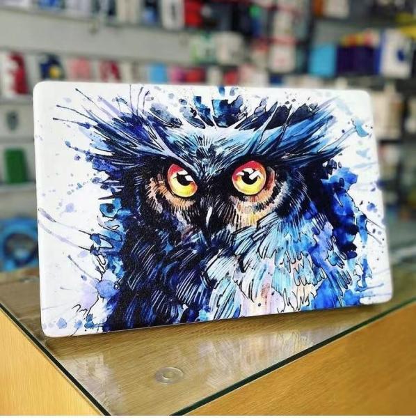 Daqin skin adesivo capa impressora de etiquetas de vinil e cortador para notebook