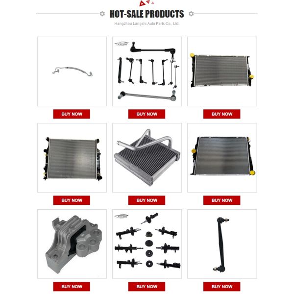 4F0121251L Pièces de rechange pour voiture Audi A6 2004-2011 Réservoir d'eau de radiateur brasé en aluminium