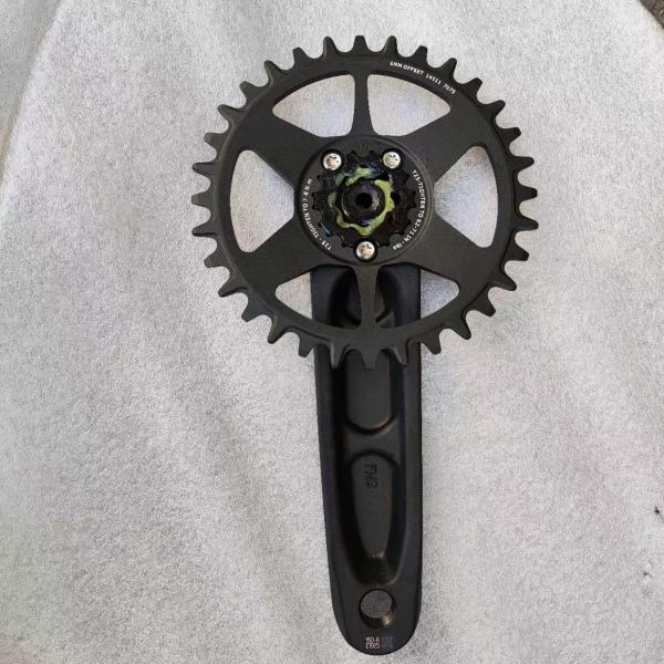 Crankset de bicicleta de montanha de 29 mm de peso leve Sram DUB 160L 30/32/34/36/38T Chainring Peças de bicicleta Crank 11/12/13S