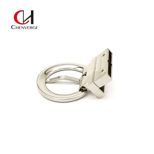 Circular 35mm Reversible Belt Buckles Zinc Alloy Material Laser Logo