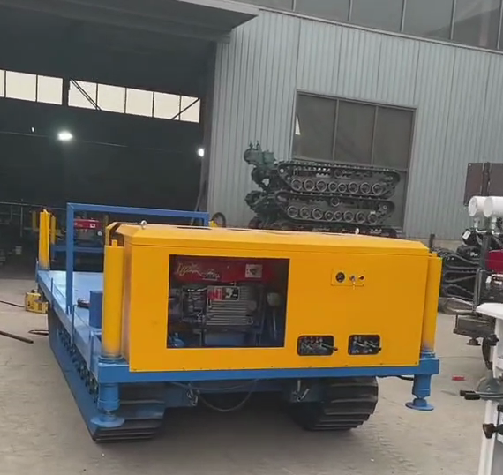 14-wheel Tracked Platformwith A Load Capacity Of 5-7 Tons