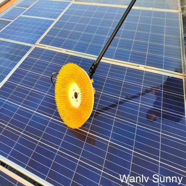 Solar Panel Tools Lithium Powered Single Head Rotating Brush with Brush-Less Motor Driven