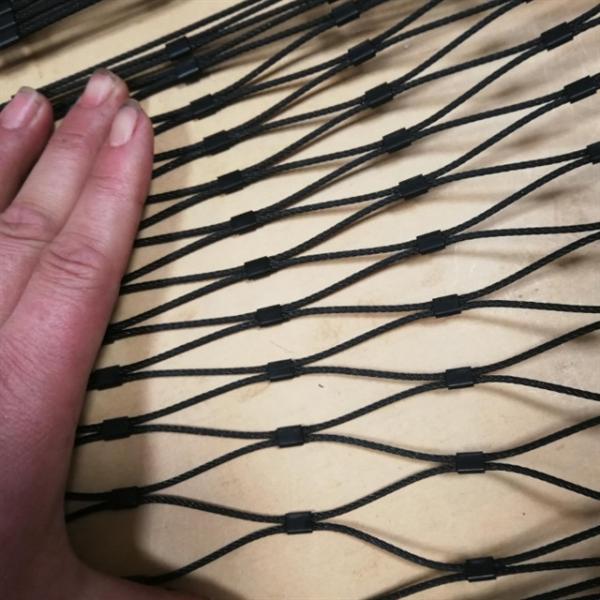 Stainless Steel 304 Black Oxide Wire Rope X Tend Cable Mesh For Balcony Courtyard