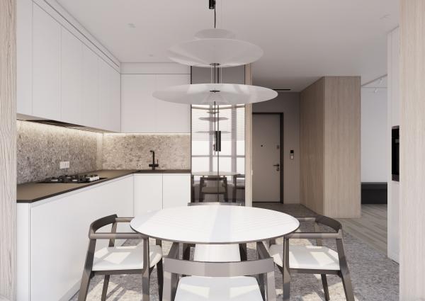 Furniture Modern Kitchen Cabinets European Style Environmental Friendly Wall